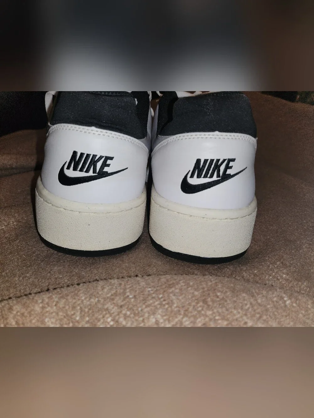 Nike White, Black and Gray Men's Low-Top Sneakers